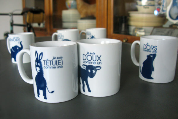 Pied de poule - Minimugs Les animaux