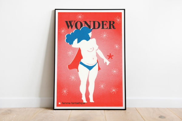 Houndstooth - Posters Soft words - Femme fantastique