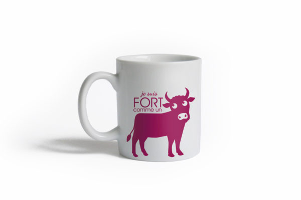 Pied de poule - Minimugs Les animaux - taureau