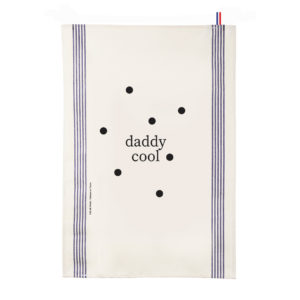 Torchons personnalisés à pois <span>"La famille s'éclate"</span> - daddy cool