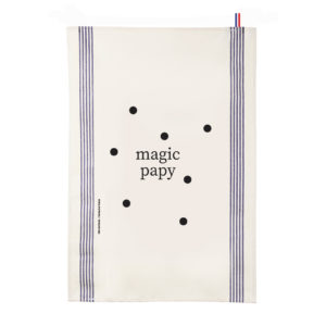 Torchons personnalisés à pois <span>"La famille s'éclate"</span> - magic papy