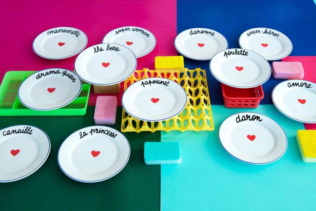 Assiettes à dessert<span class="sous-titre"> originales et tendres</span>