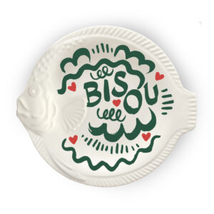 Plat décoratif poisson <span class="sous-titre">en faïence</span> - BISOU