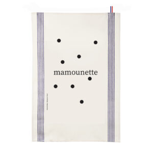Torchons personnalisés à pois <span>"La famille s'éclate"</span> - mamounette