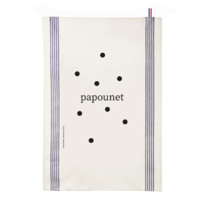 Torchons personnalisés à pois <span>"La famille s'éclate"</span> - papounet