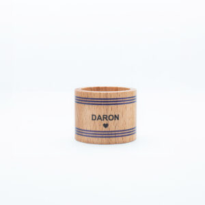 Ronds de serviette en bois<span class="sous-titre"> personnalisé pour toute la famille</span> - Daron