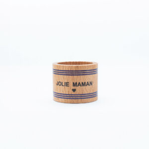 Ronds de serviette en bois<span class="sous-titre"> personnalisé pour toute la famille</span> - Jolie Maman