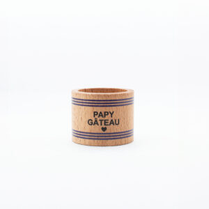 Ronds de serviette en bois<span class="sous-titre"> personnalisé pour toute la famille</span> - Papy Gâteau