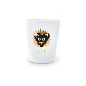 Gobelets astro <span>en porcelaine</span> - Lion