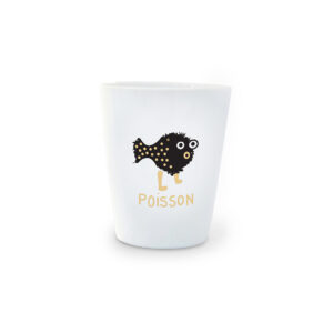 Gobelets astro <span>en porcelaine</span> - Poisson