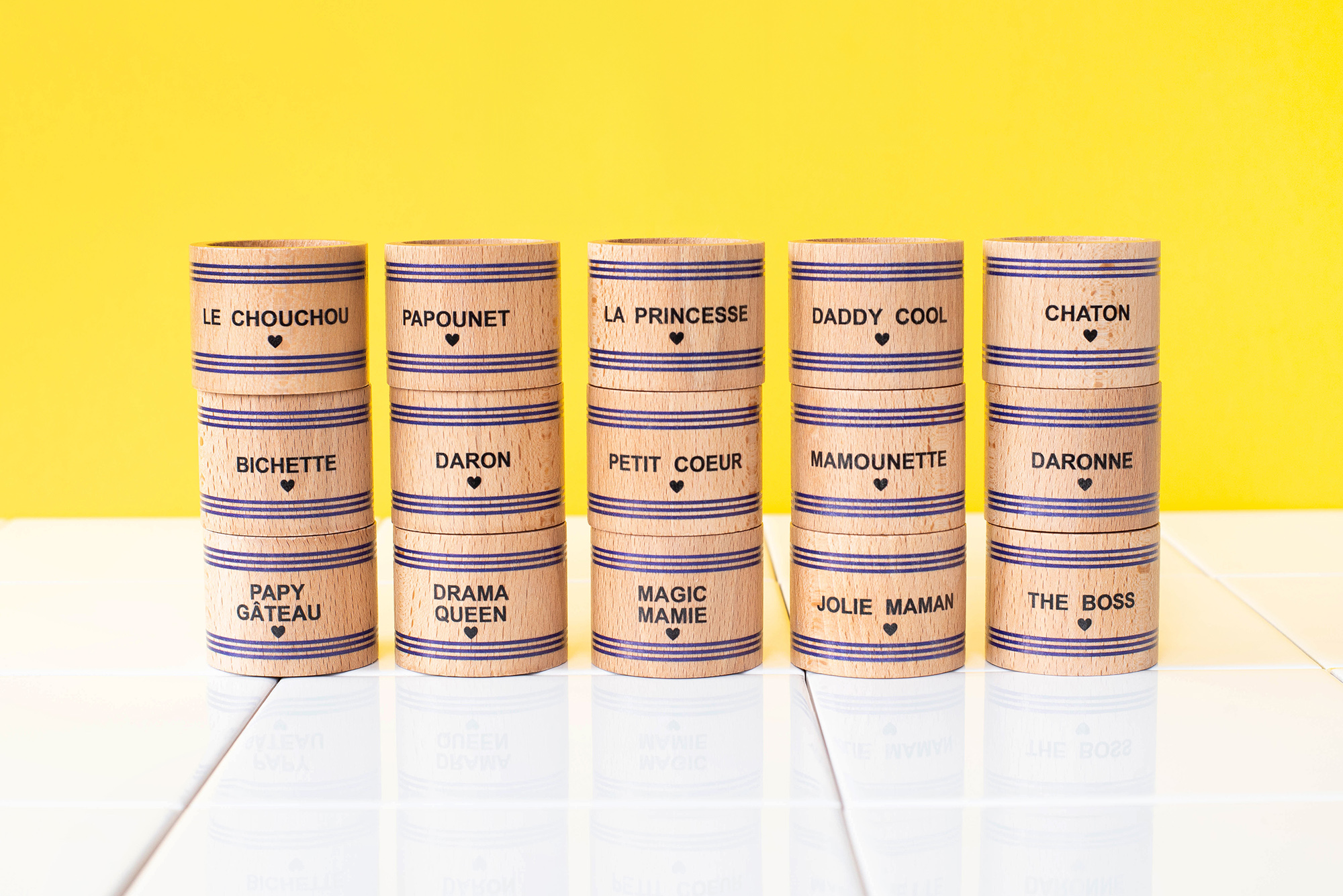 Ronds de serviette en bois<span class="sous-titre"> personnalisé pour toute la famille</span> – Image 15