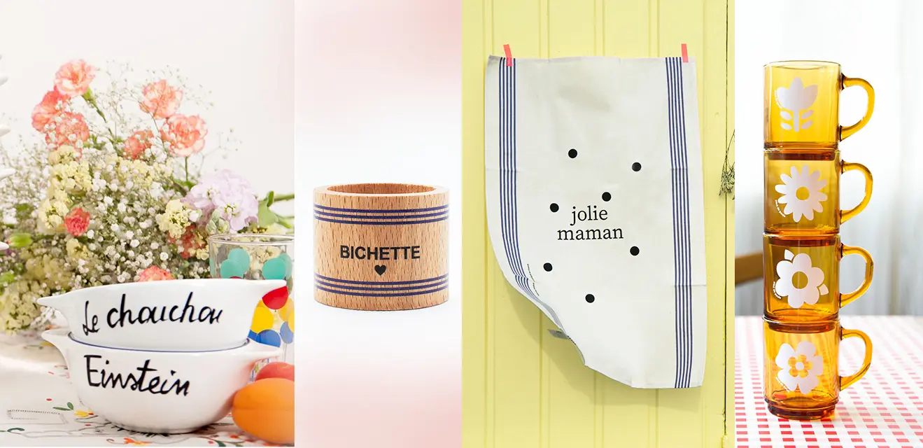 idée de décoration de table par Pied de poule