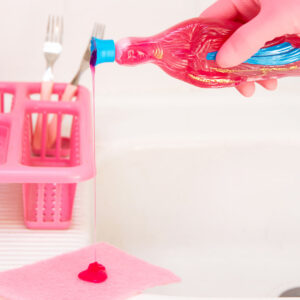 DISTRIBUTEUR DE LIQUIDE VAISSELLE ORIGINAL <span class="sous-titre"> miracle</span>